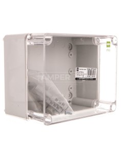 INDUSTRIAL Puszka hermetyczna n/t 170x135x107 IP65 transparentna 2712-01
