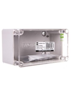 INDUSTRIAL Puszka hermetyczna n/t 135x74x72 IP65 szara 2705-01