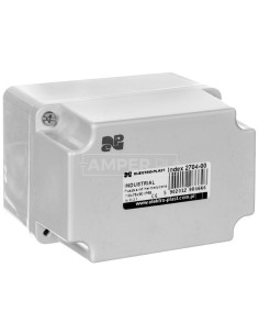 INDUSTRIAL Puszka hermetyczna n/t 110x75x90 IP65 szara 2704-00