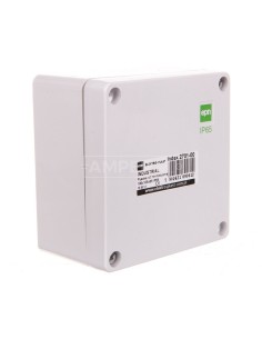 INDUSTRIAL Puszka hermetyczna n/t 105x105x66 IP65 szara 2701-00