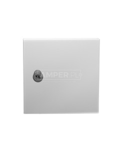 Obudowa metalowa ARGENTA 250x250x150 z płytą IP66 49013