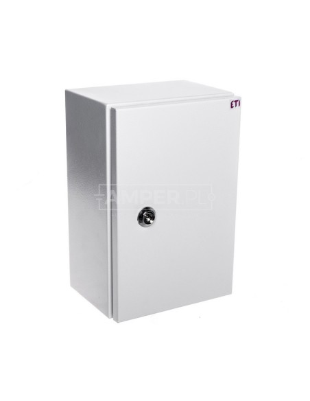 Obudowa metalowa 300x200x150mm IP65 z płytą ETIBOX GT 30-20-15 001102101