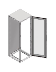 Spacial SF obudowa z przeszklonymi drzwiami, zmontowana, 2000x800x500mm NSYSF20850T