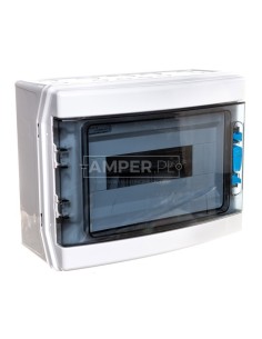 Szafka modułowa 1x12 natynkowa odporność UV IP65 IKA-1/12-ST-UV 174190 2