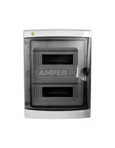 Rozdzielnica modułowa hermetyczna 2x12 GALANT PLUS RN 2/24 drzwi transparentne (N+PE) IP65 1605-01