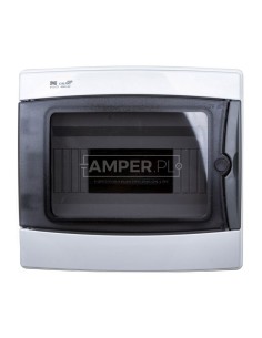 Rozdzielnica modułowa hermetyczna 1x8 natynkowa IP65 GALANT PLUS RN-1/8 N+PE 1602-01