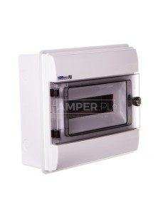 Rozdzielnica modułowa 1x12 podtynkowa IP65 RHp-12/Z (z zamkiem) 36.121