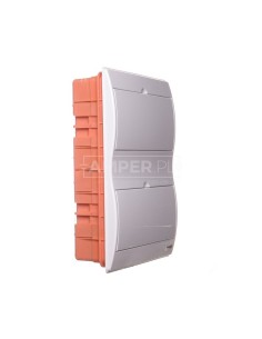 Rozdzielnica modułowa 2x12 podtynkowa IP40 RP-24/B  Fala  (N+PE) 8.15