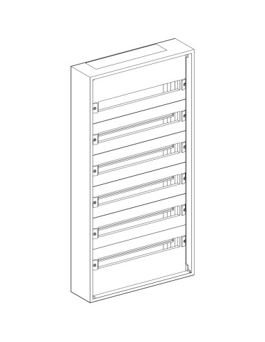 Prisma Pack Rozdzielnica modułowa 6x24 natynkowa IP30 08006