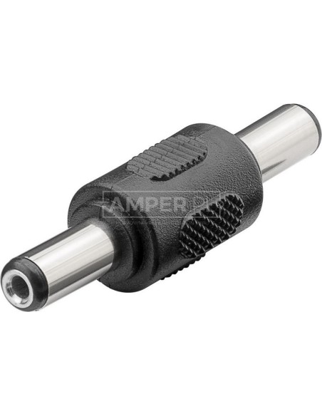 Adapter / złączka wtyk DC (5,5 x 2,1mm) - wtyk DC (5,5 x 2,1mm) 76752 /10szt./