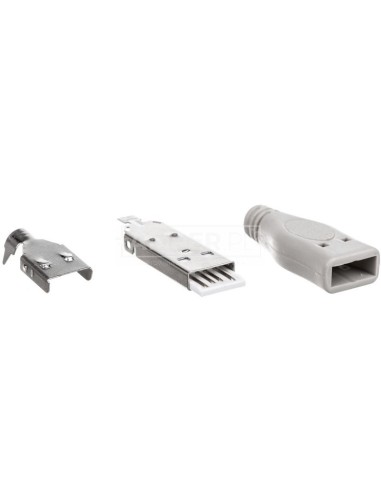 Wtyczka naprawcza USB-A /do zlutowania/ 12025