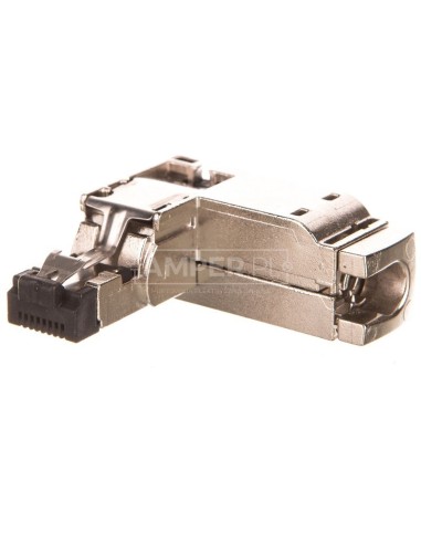 Wtyk RJ45 kat.5 kątowy w obudowie metalowej 6GK1901-1BB20-2AE0