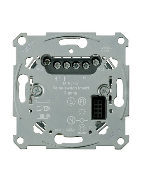 Merten System M Płytka przekaźnika 2 -kanałowy MTN5162-0000