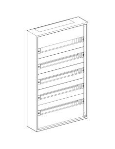 Prisma Pack Rozdzielnica modułowa 5x24 natynkowa IP30 08005