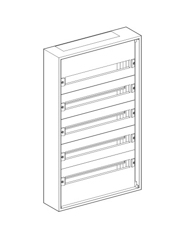 Prisma Pack Rozdzielnica modułowa 5x24 natynkowa IP30 08005