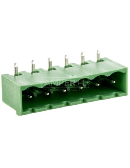 Gniazdo pinowe 6P 320V 12A zielone MSTBA 2,5/ 6-G-5,08 1757284