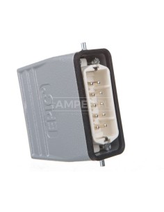 Zestaw kompletny 10+PE stykowy męski /obudowa wtyczki + wkład/ EPIC KIT H-A 10 SS TG M20 75009625