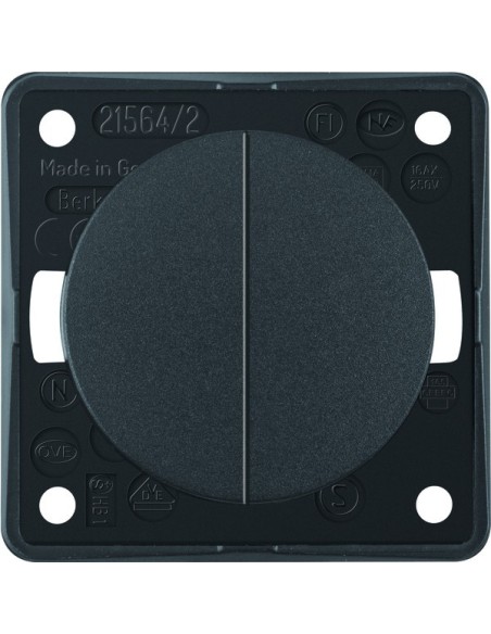 Integro Flow Łącznik wieloklawiszowy, seryjny, antracyt, mat 936552505 Berker Hager