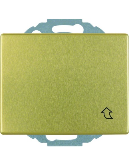 Arsys Gniazdo SCHUKO z pokrywą z podwyższoną ochroną styków, złoty 47570002 Berker Hager