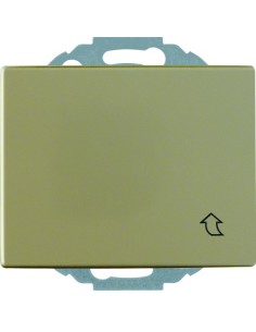 Arsys Gniazdo SCHUKO z pokrywą z podwyższoną ochroną styków, jasny brąz, metal 47570001 Berker Hager 2