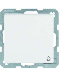 Q.x Gniazdo SCHUKO z pokrywą, biały, aksamit 47516069 Berker Hager 2