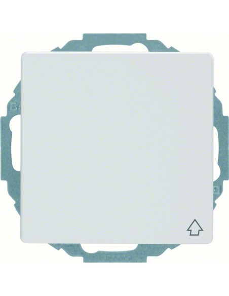 Q.x Gniazdo SCHUKO z pokrywą z podwyższoną ochroną styków, biały, aksamit 47446089 Berker Hager