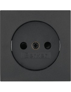 B.3/B.7 Płytka czołowa do gniazda bez uziemienia, antracyt 3967331606 Berker Hager 2