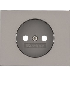 K.5 Płytka czołowa do gniazda bez uziemienia, stal szlachetna, lakierowana 3967157004 Berker Hager 2