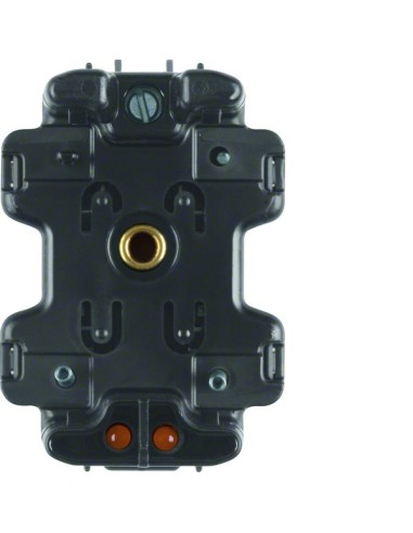 Akcesoria osprzęt Wkładka jarzeniowa LED seryjna ze stykiem neutralnym, mechanizm, czarny 1680 Berker Hager