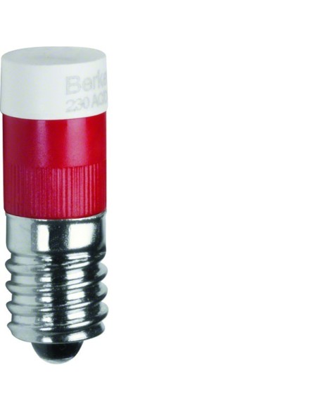 Akcesoria osprzęt Żarówka LED E10, czerwony 167801 Berker Hager