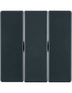 Q.x Klawisze do łącznika 3-klawiszowego, antracyt, aksamit 16656086 Berker Hager 2