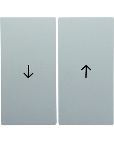 S.1/B.3/B.7 Klawisze z nadrukiem symbolu "strzałka" do łącznika żaluzjowego, biały 16251909 Berker Hager