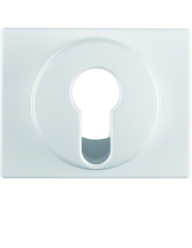 Arsys Płytka czołowa do łącznika na klucz, biały 15050079 Berker Hager