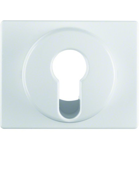 Arsys Płytka czołowa do łącznika na klucz, biały 15050079 Berker Hager