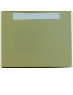 Arsys Klawisz z polem opisowym, jasny brąz, metal 14360001 Berker Hager 2
