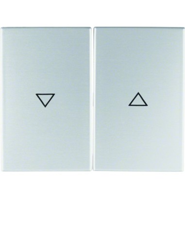 K.5 Klawisze z nadrukiem symbolu "strzałka" do łącznika 2-klawiszowego, alu 14357103 Berker Hager