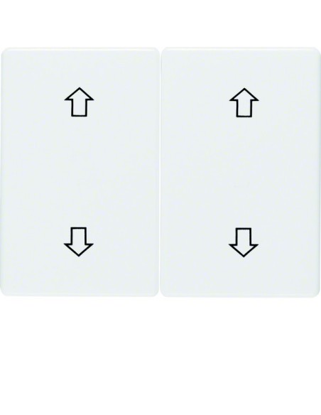 Arsys Klawisze z nadrukiem symbolu "strzałki", biały 14350369 Berker Hager