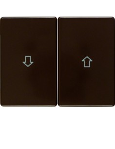Arsys Klawisze z nadrukiem symbolu "strzałka", brązowy 14350101 Berker Hager 2