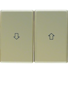 Arsys Klawisze z nadrukiem symbolu "strzałka", jasny brąz, metal 14340101 Berker Hager 2