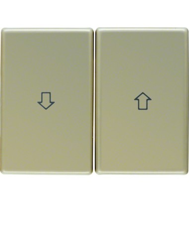 Arsys Klawisze z nadrukiem symbolu "strzałka", jasny brąz, metal 14340101 Berker Hager