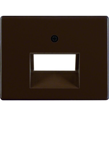 Arsys Płytka czołowa do gniazda przyłączeniowego UAE 2-krotnego, brązowy 14090001 Berker Hager