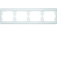 Arsys Ramka 4-krotna pozioma, biały  13830069 Berker Hager 2