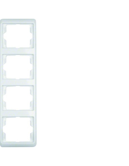 Arsys Ramka 4-krotna pionowa, biały  13430069 Berker Hager