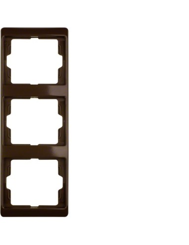 Arsys Ramka 3-krotna pionowa, brązowy  13330001 Berker Hager