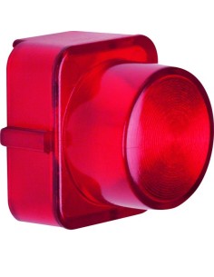 Serie 1930/Glas Klosz do sygnalizatora świetlnego E10, czerwony przezroczysty 1222 Berker Hager 2