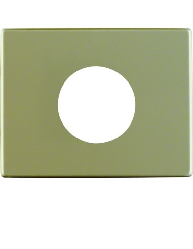 Arsys Płytka czołowa do łącznika i sygnalizatora świetlnego E10, jasny brąz, metal 11650101 Berker Hager