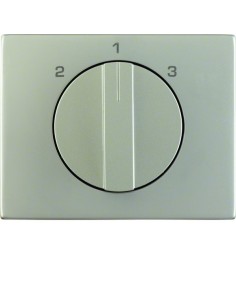 K.5 Płytka czołowa z pokrętłem do łącznika 3-pozycyjnego bez pozycji zerowej, stal szlachetna nierdzewna 10887104 Berker Hager 2