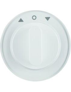 R.1/R.3 Płytka czołowa z pokrętłem do łącznika żaluzjowego obrotowego, biały 10802089 Berker Hager 2