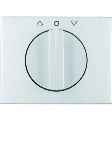 K.5 Płytka czołowa z pokrętłem do łącznika żaluzjowego obrotowego, alu 10777103 Berker Hager