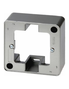 Akcesoria osprzęt Puszka natynkowa 1-krotna, stal szlachetna, lakierowana 10299004 Berker Hager 2